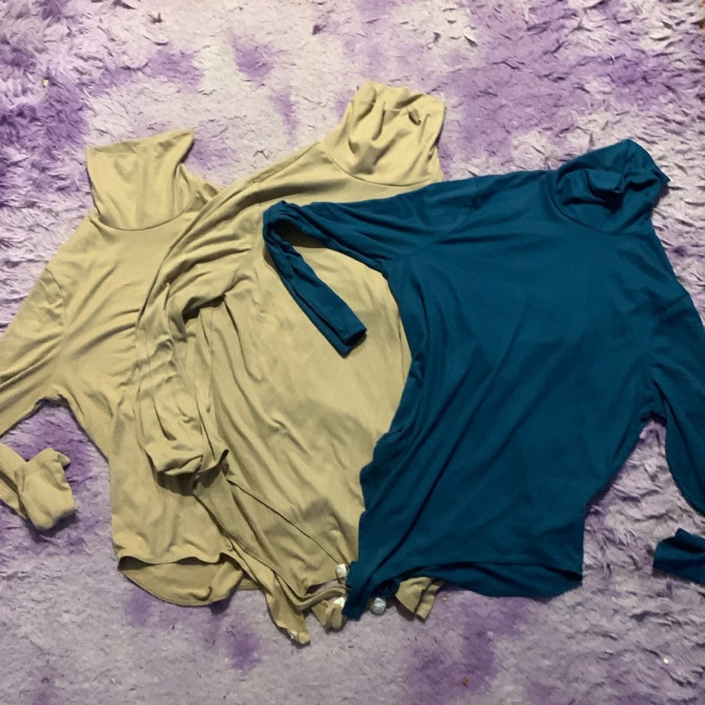 Long Sleeved Turtleneck BodySuit Bundle